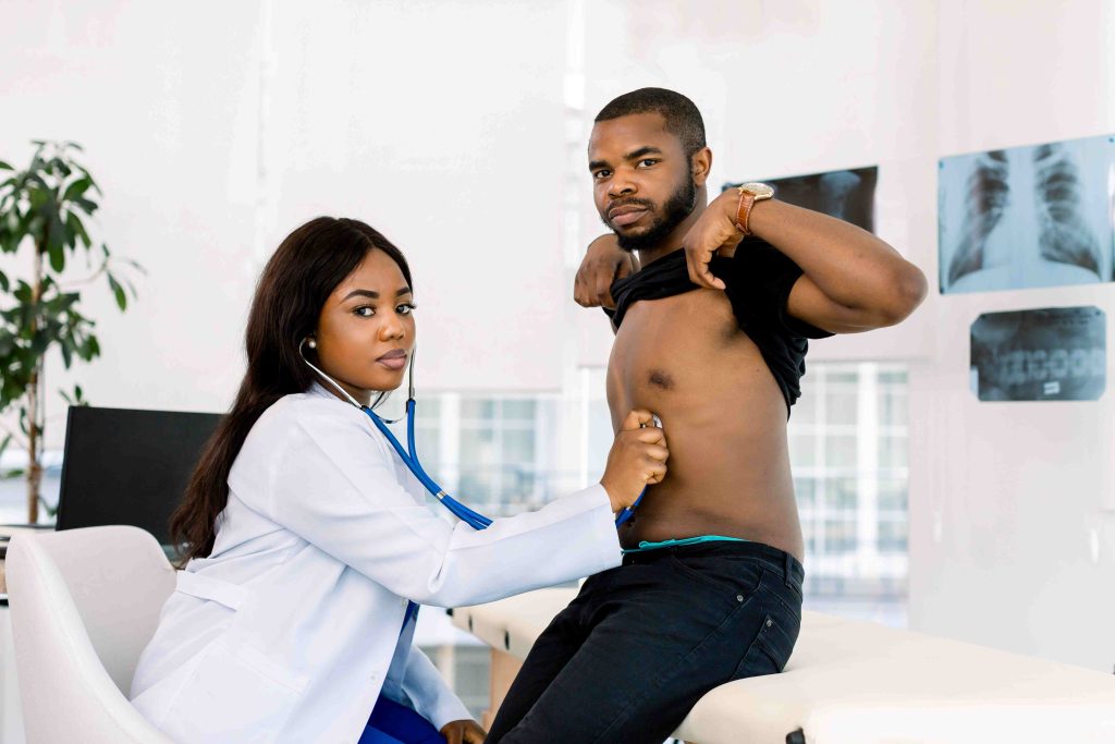 Young pretty african woman doctor examining africa 2026 03 16 06 22 06 utc001 1024x683